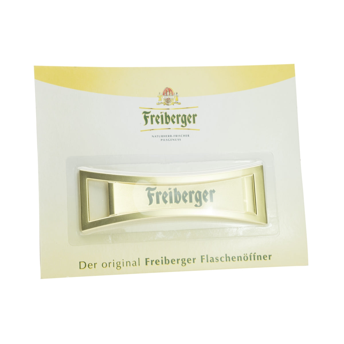 Freiberger Bier Flaschenöffner Kapselheber Hebelöffner Gold DGD – Ansicht 2