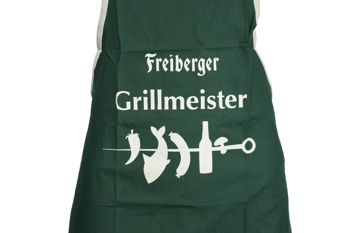 Freiberger Grill Koch Schürze Latz Lang BBQ Gastro Garten Party Essen Bistro – Ansicht 3
