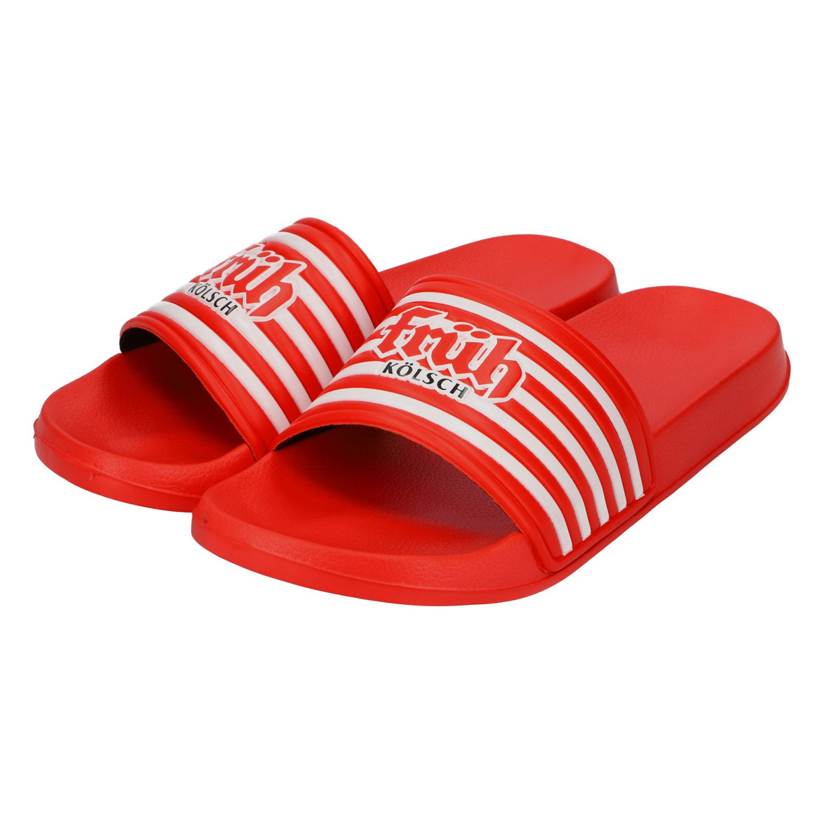 Früh Kölsch Bier Badelatschen Strandschuhe Größe 42/43 Rot