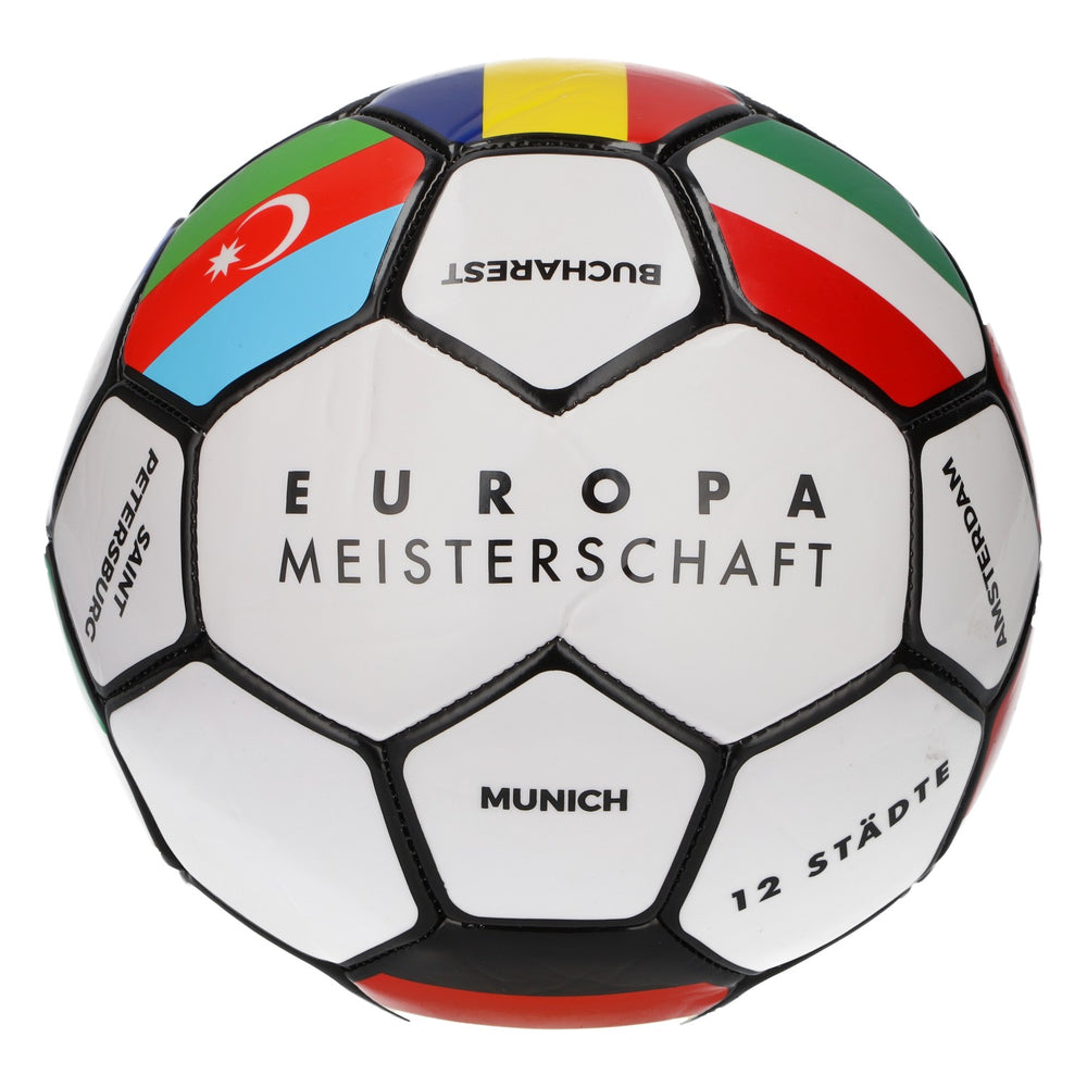 Fußball EM Fanball Fußball Europa Meisterschaft 12 Städte Weiß
