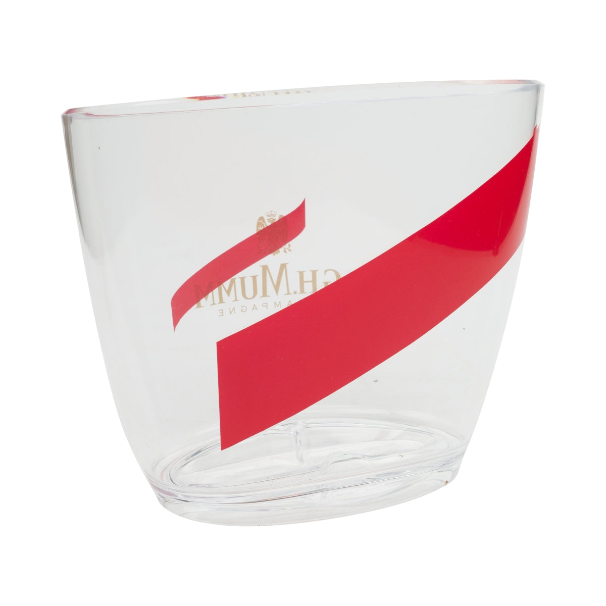 G.H. Mumm Champagner Flaschenkühler Kühler Transparent 5l "Nice-Bucket" – Ansicht 2