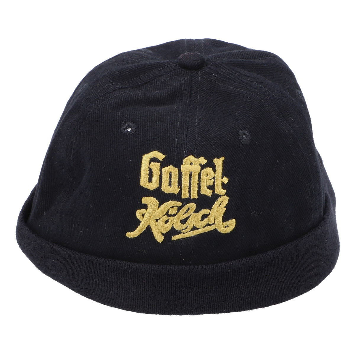 Gaffel Bier Mütze Kappe Beanie Kopfbedeckung Basecap ohne Schirm goldene Schrift