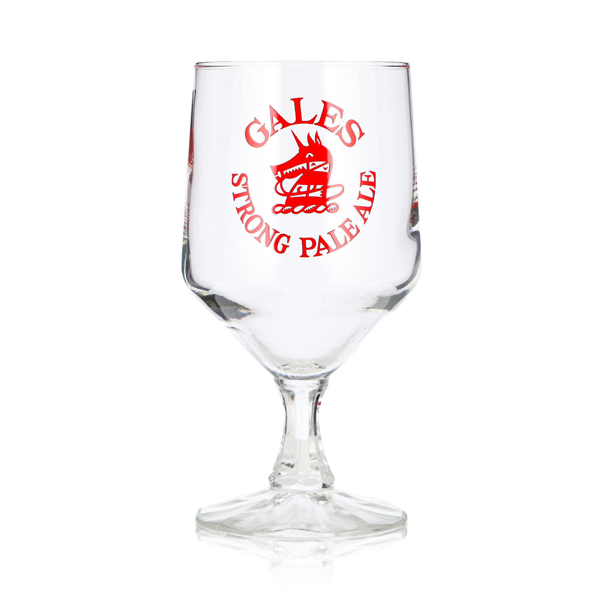 Gales Brewery Bier Glas 0,29l Tulpe Strong Pale Ales Hunde Logo Rotes Logo – Ansicht 2