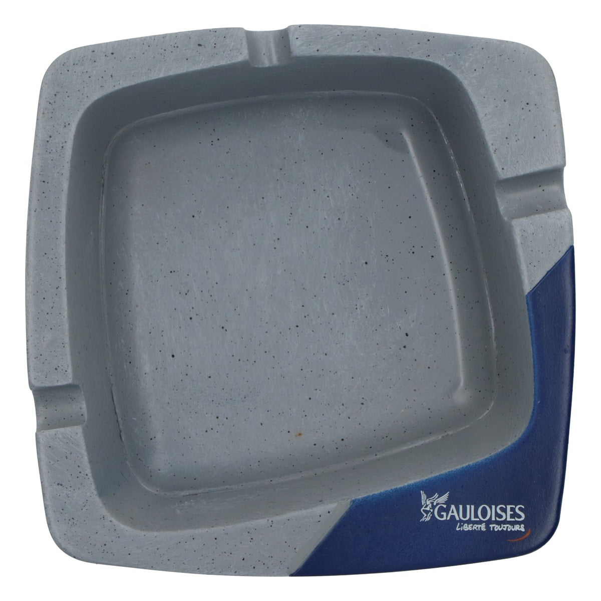 Gauloises Keramik Aschenbecher Grau Blau Neu Stilvoll Marken Aschenbecher – Ansicht 4