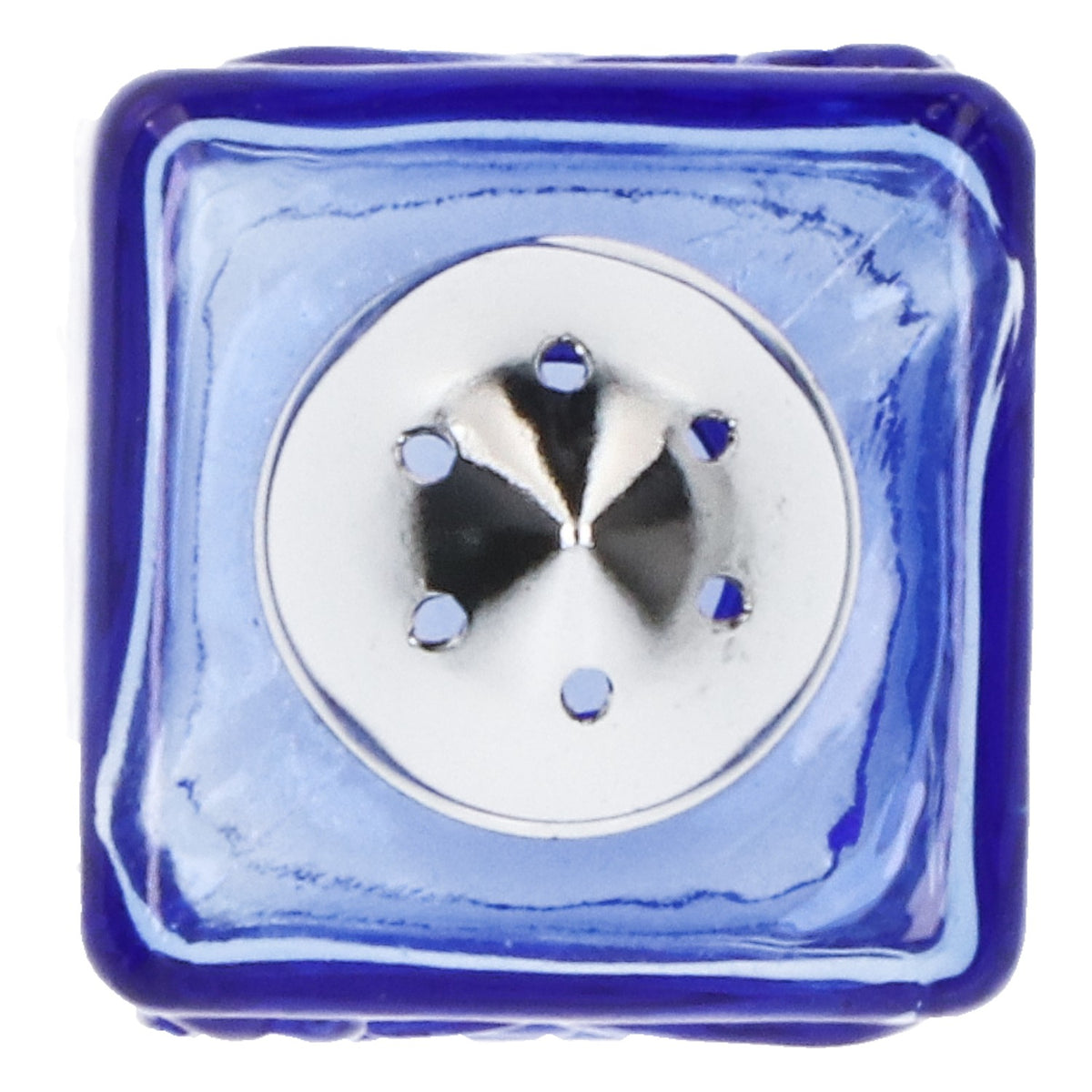 Gauloises Zigaretten Echtglas Mini-Salzstreuer Pfefferstreuer Blau 3x3x3 cm – Ansicht 3