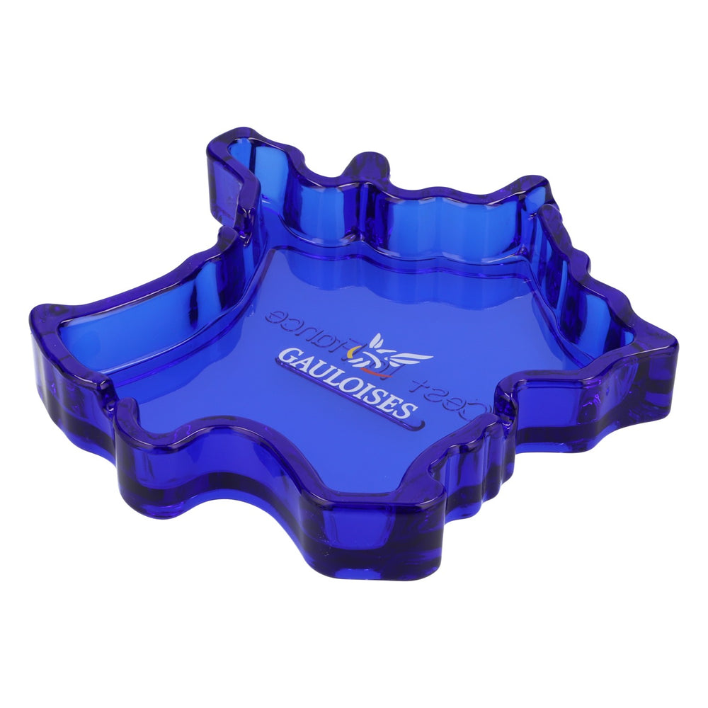 Gauloises Zigaretten Glas-Aschenbecher Frankreich Form Sonderedition Logo klein