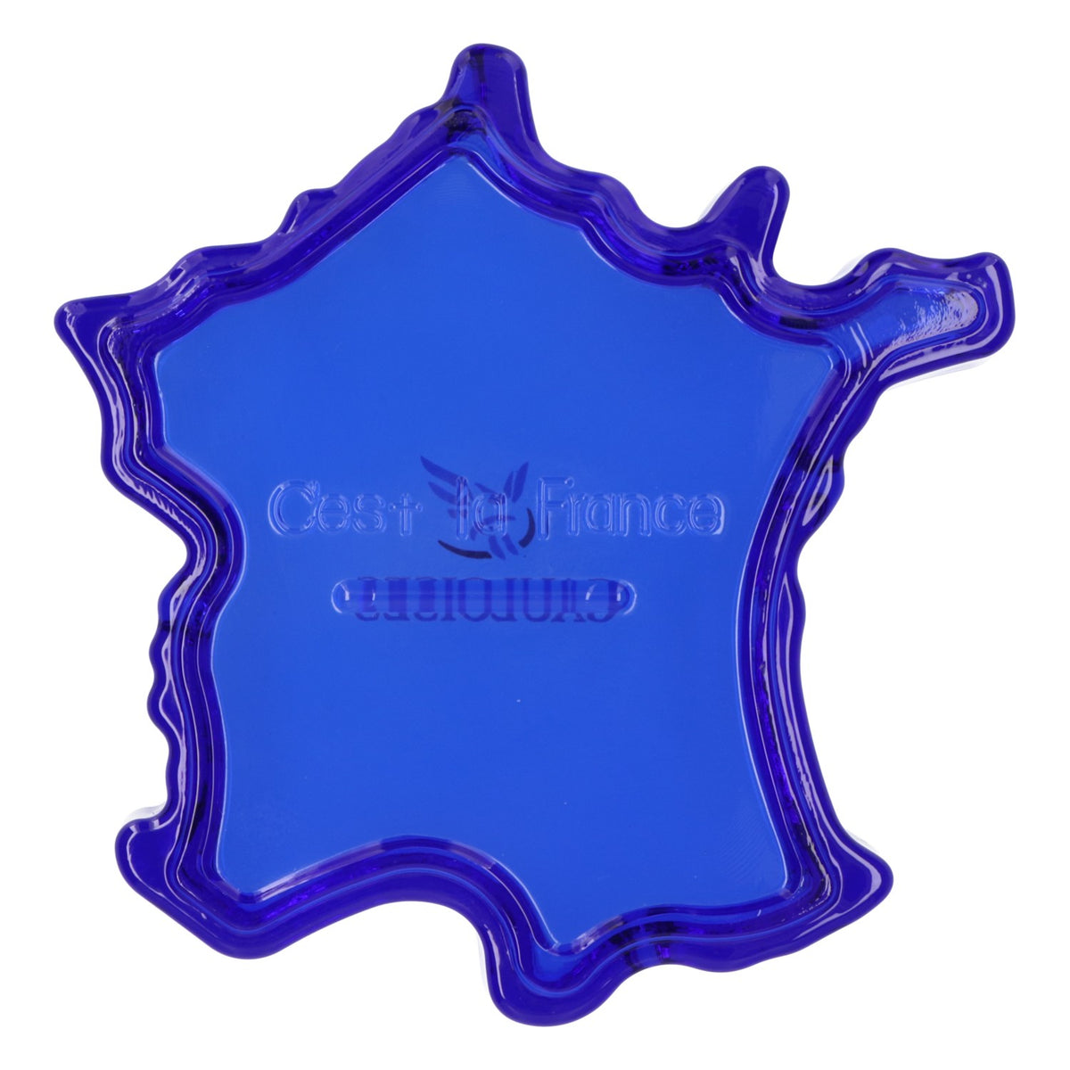 Gauloises Zigaretten Glas-Aschenbecher Frankreich Form Sonderedition Logo klein – Ansicht 3