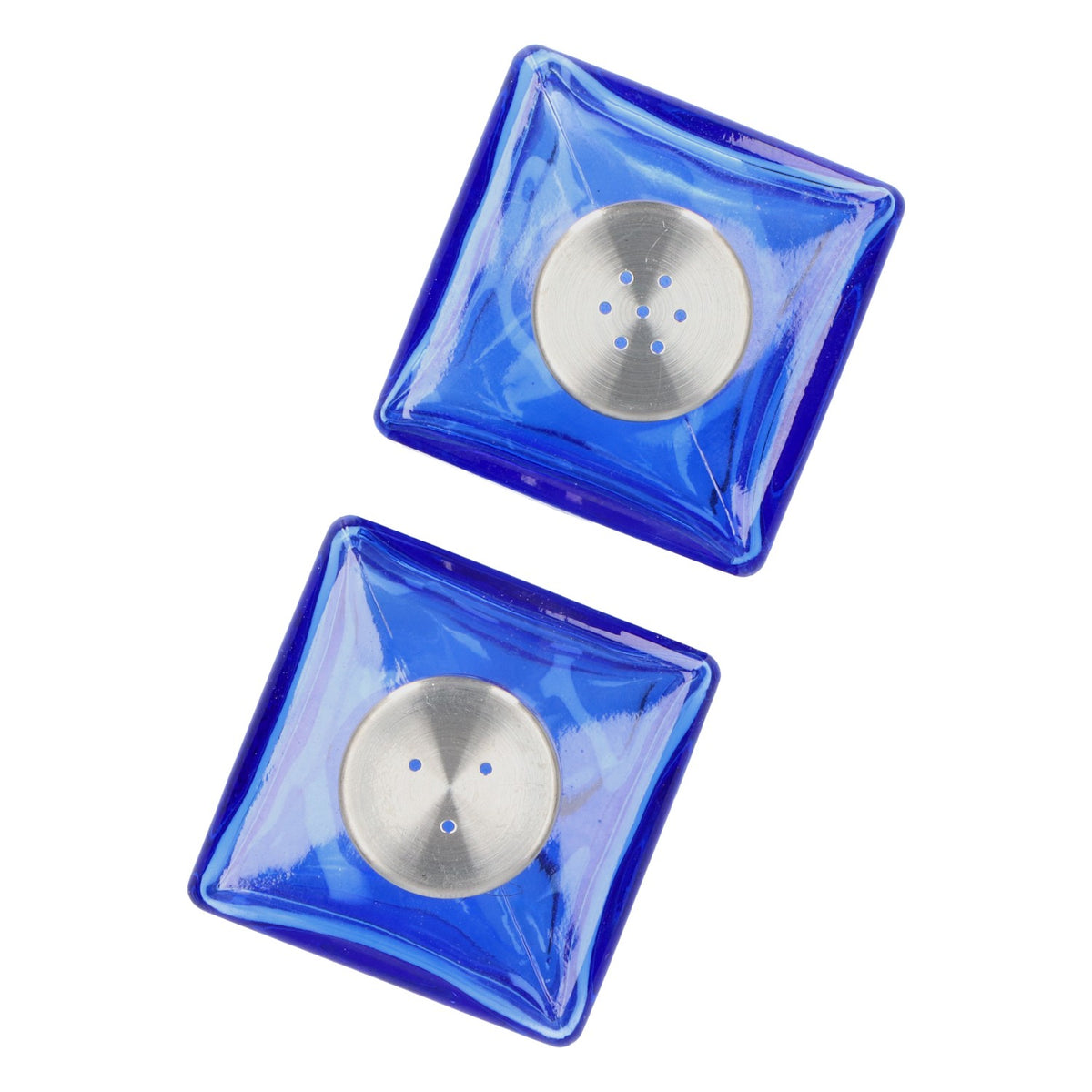 Gauloises Zigaretten Salz-/Pfefferstreuer Glas Blau Barzubehör Küchenzubehör – Ansicht 4