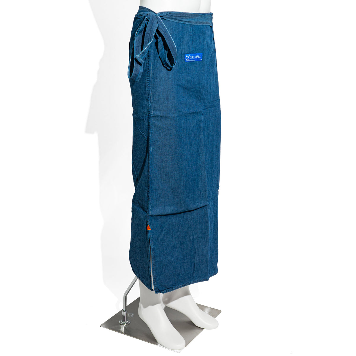 Gauloises Zigaretten Schürze Bistro Kellnerschürze Service Jeansstoff Blau Größe L – Ansicht 2