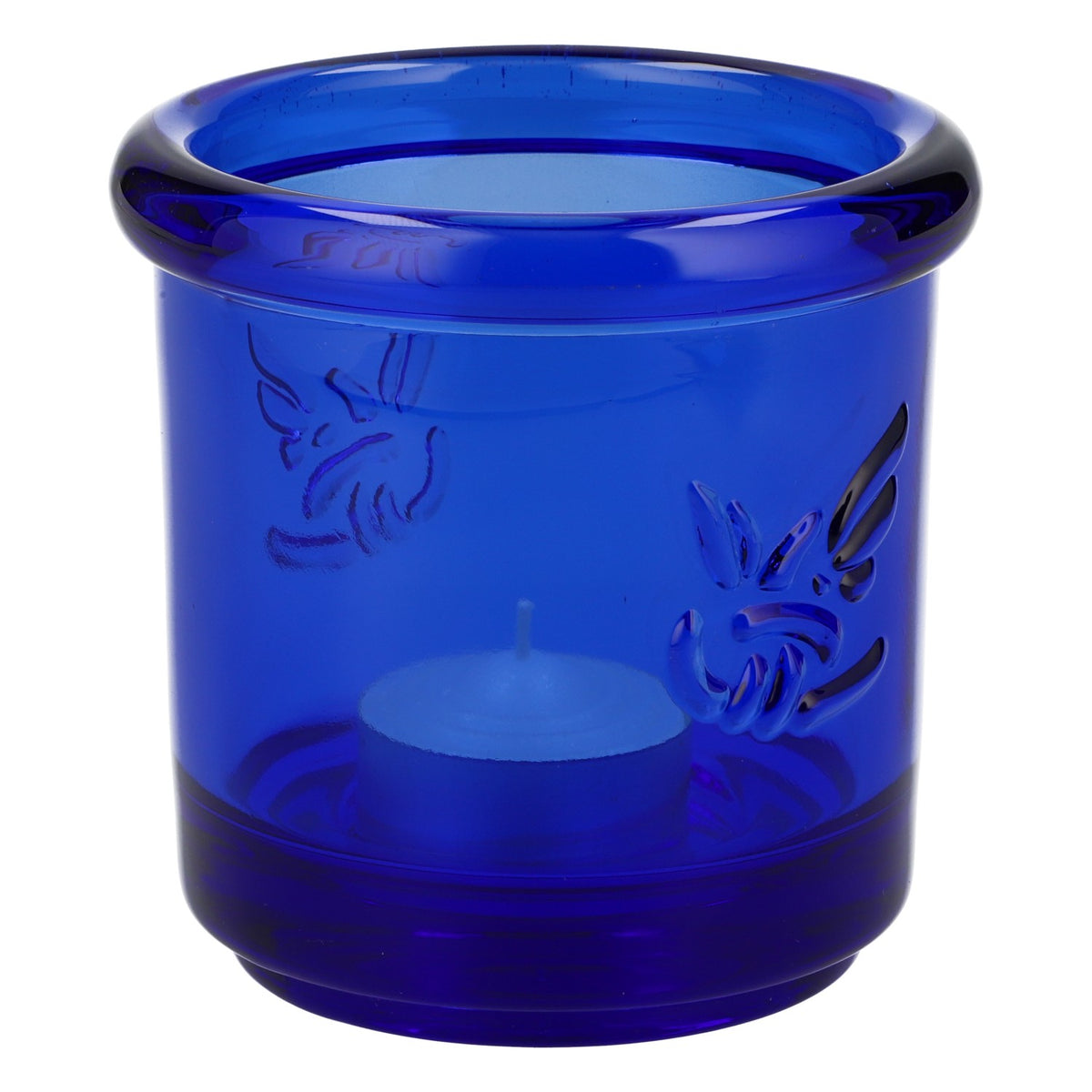 Gauloises Zigaretten Teelicht Glas rund – Ansicht 2