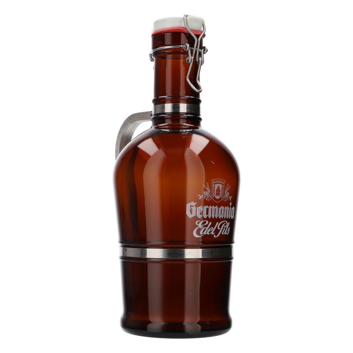 Germania Edel Pils Bier XXL Sammelflasche mit Verschluß Kleingeldflasche Glas Krug – Ansicht 2