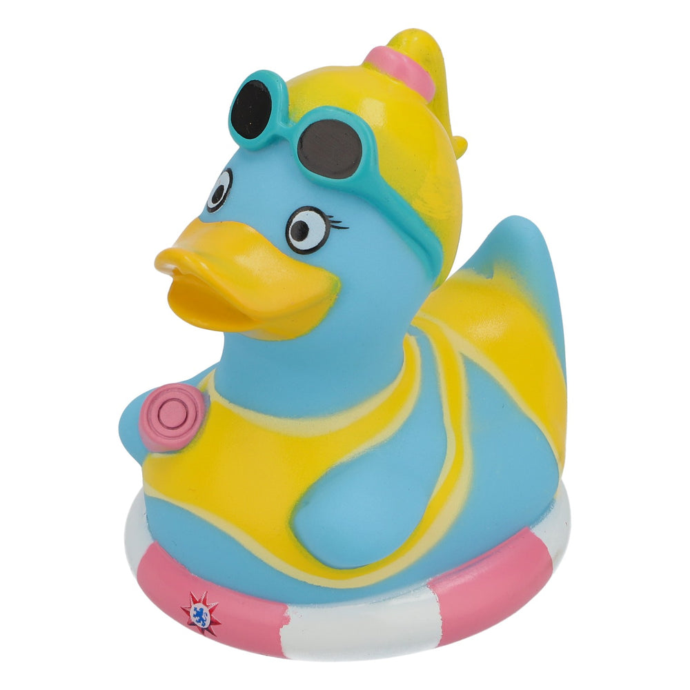Gerolsteiner Wasser Gummiente Schwimmtier Quitscherentchen Susi