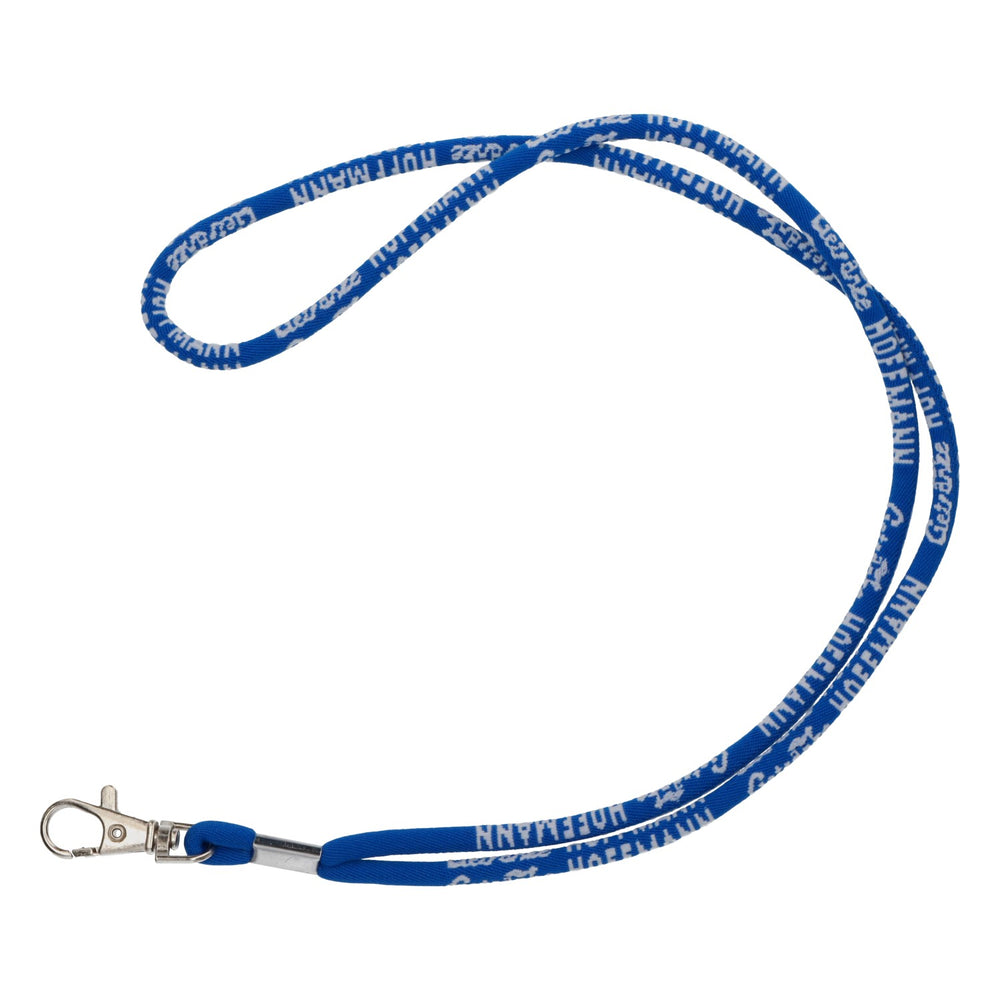 Getränke Hoffmann Schlüsselband Schlüsselanhänger Lanyard blau elastisch rund