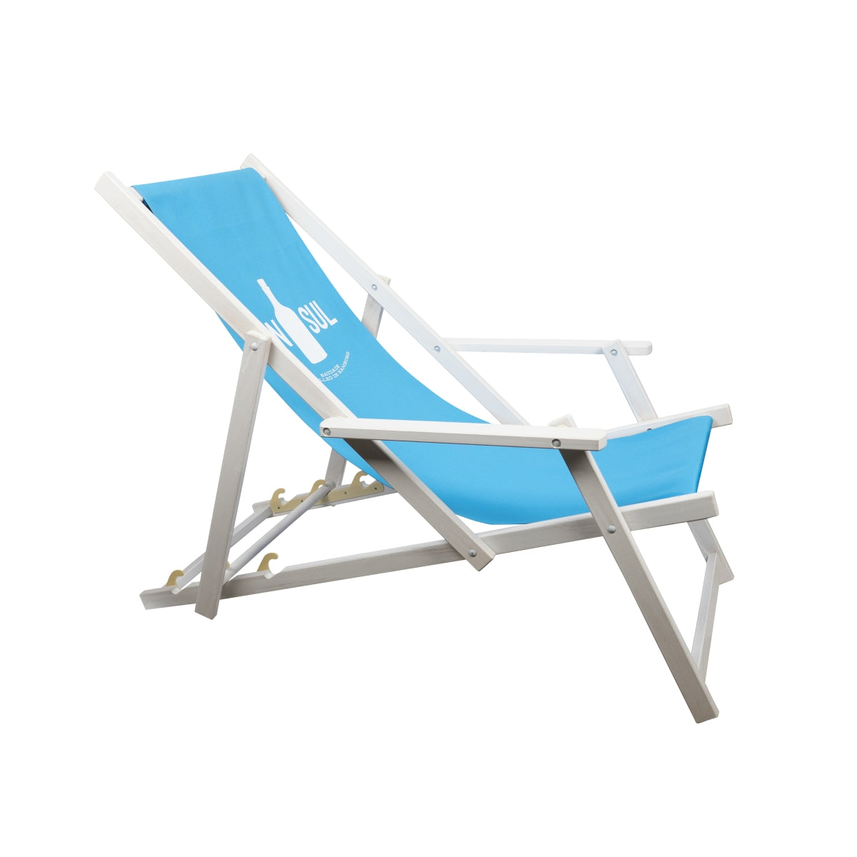 Gin Sul Liegestuhl Blau Beach Chair Strand Liege Sitz Hocker Lounge Garten Bar – Ansicht 2