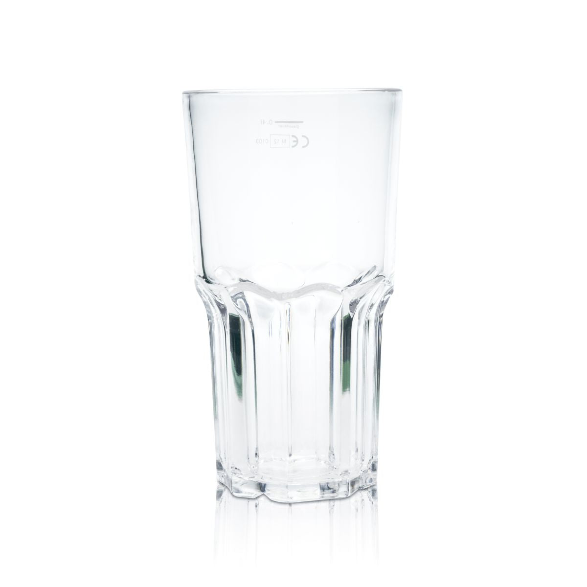 glass4ever Becher Glas 0,47l Kunststoff Mehrweg Gläser Unzerbrechlich Universal