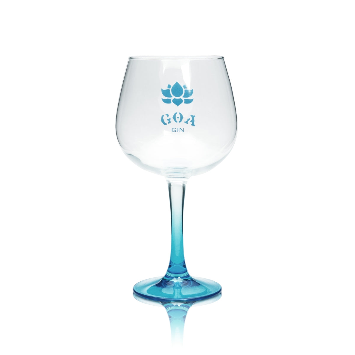 GOA Gin Glas Ballon Blau Copa Gläser Cocktail Tonic Longdrink Stielglas bauchig