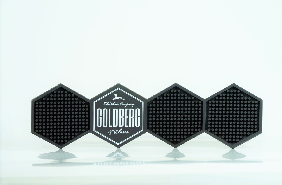 Goldberg Mixer Barmatte Abtropfmatte Barzubehör schwarz klein – Ansicht 2