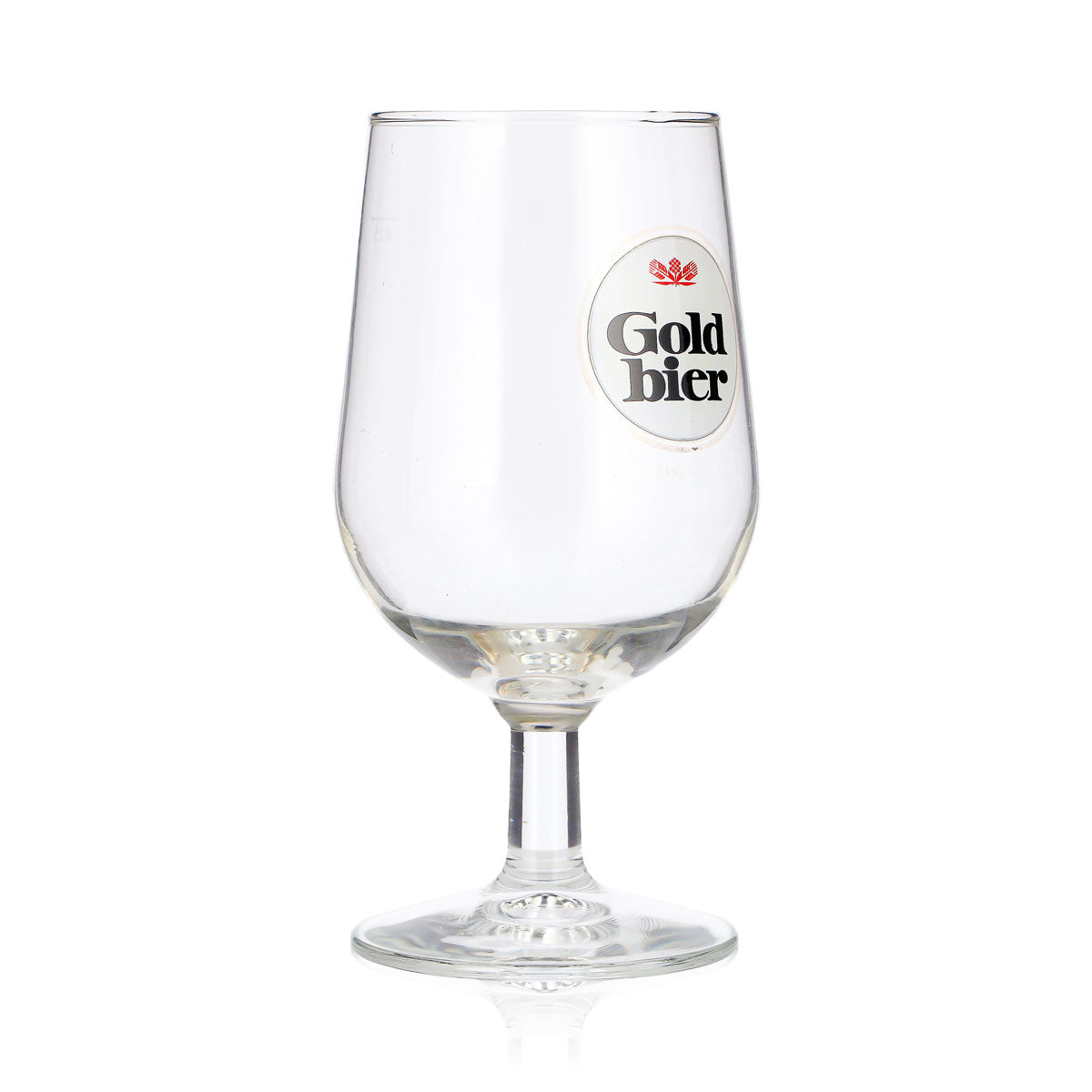 Goldbier Glas 0,25l Pokal Calice Anversa fv B Ware gebraucht – Ansicht 3
