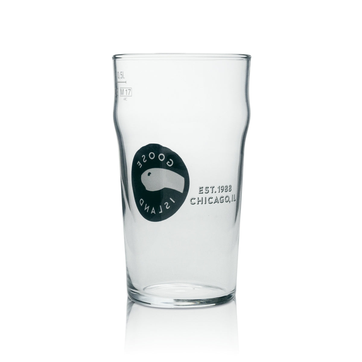 Goose Island Biergläser 6er Set Pintglas 0,5l Nonic Craft Beer IPA Bier Glas – Ansicht 4