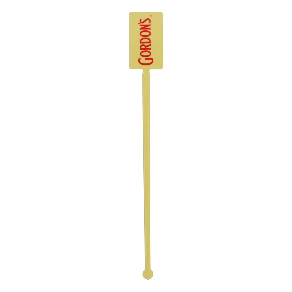 Gordons Gin Stirrer Umrührer Gelb Barzubehör