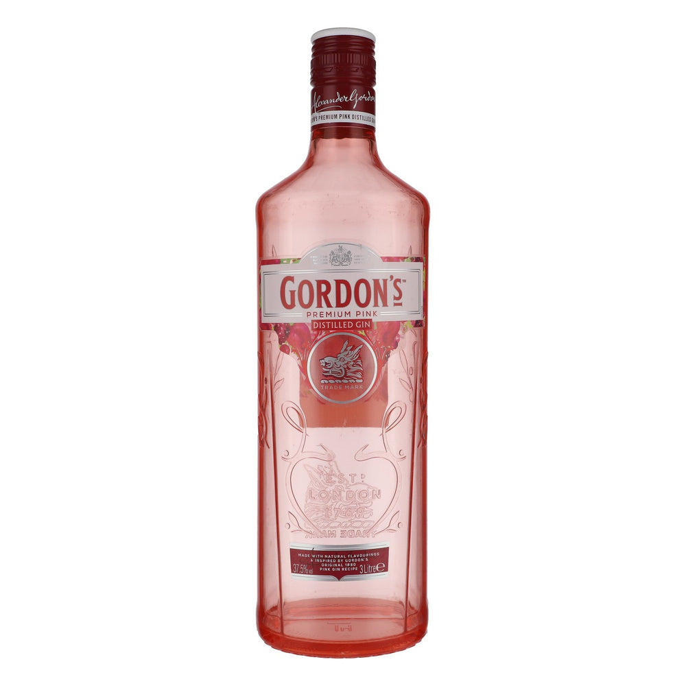 Gordons Pink Gin LEERE Acryl Showflasche Dekoflasche Showbottle Schaufenster 3l