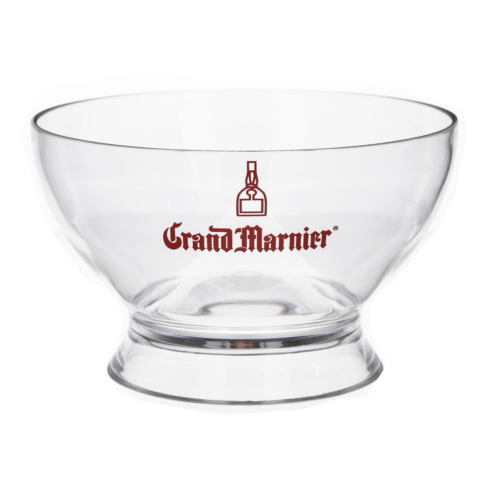 Grand Marnier Likör Kühler Flaschenkühler Rotes logo Schale neu Kunststoff