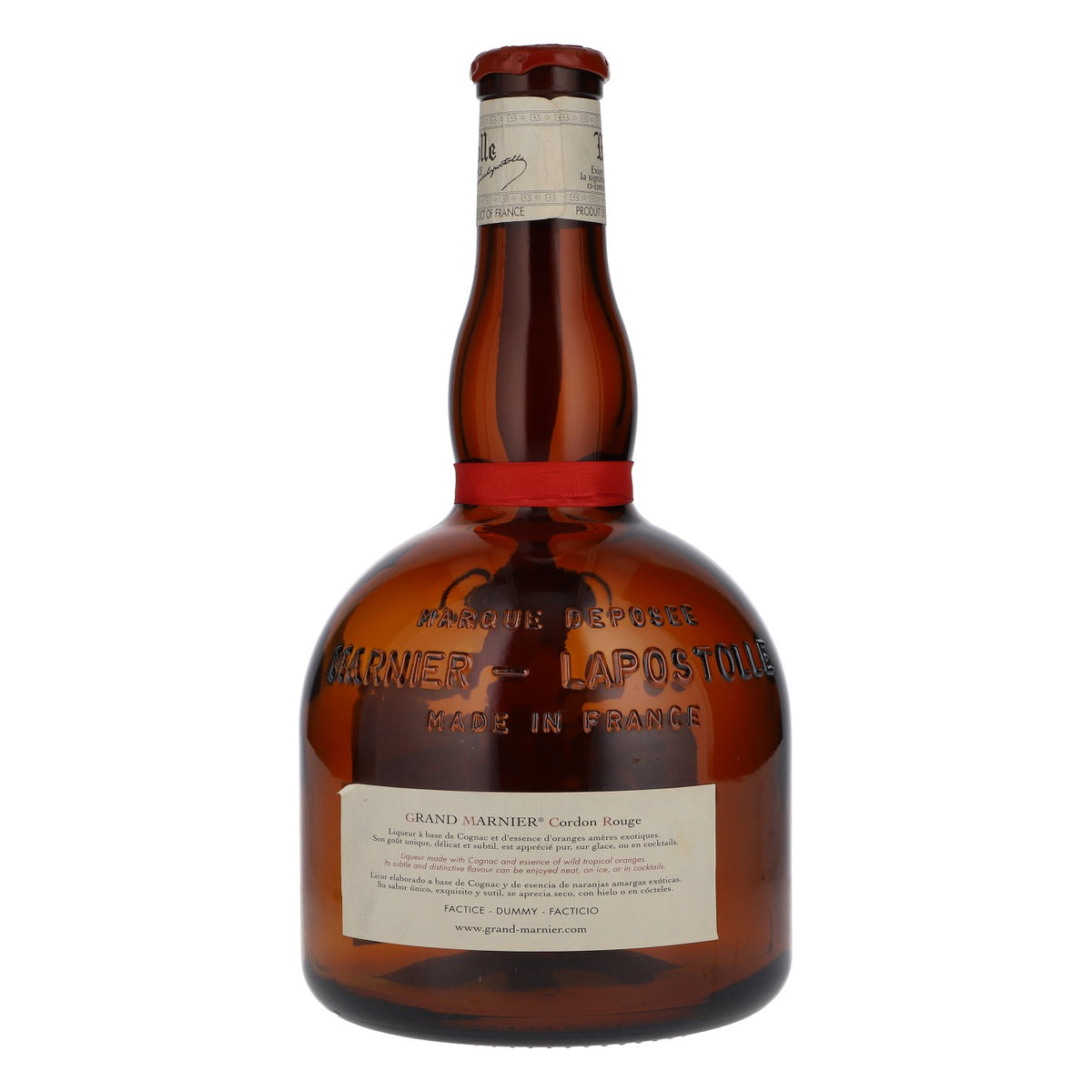 Grand Marnier Likör Showflasche Dekoflasche Leere Flasche Triple Orange – Ansicht 3