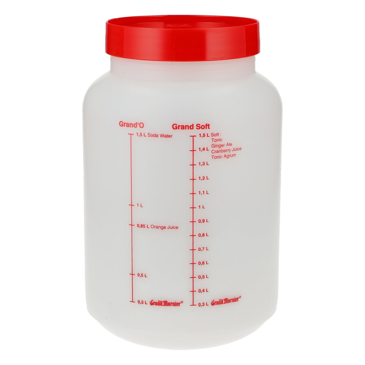 Grand Marnier XXL Speed Bottle Shaker 1,5L mit Rezeptvorgabe Barzubehör – Ansicht 3