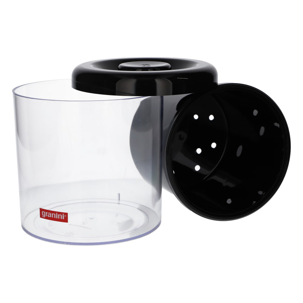 Granini Eiseimer Eiswürfelkühler Getränke Bar Gastro Party Schwarz Transparent