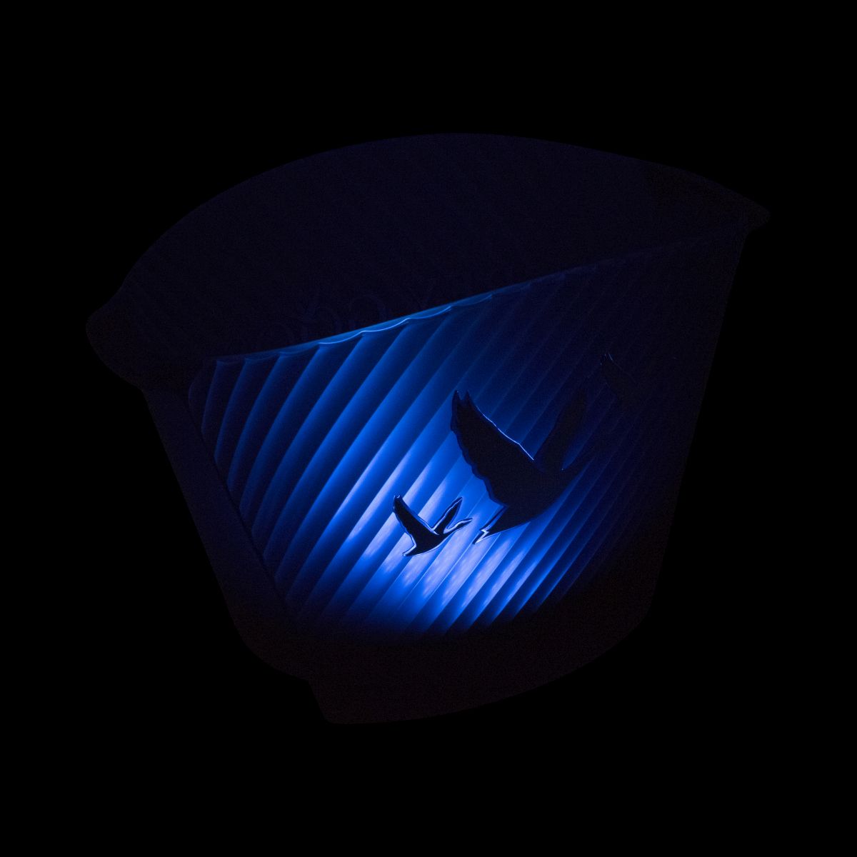 Grey Goose Kühler Blau Magnum Gestreift LED 2 Bottle Illuminated Ice Bucket – Ansicht 4