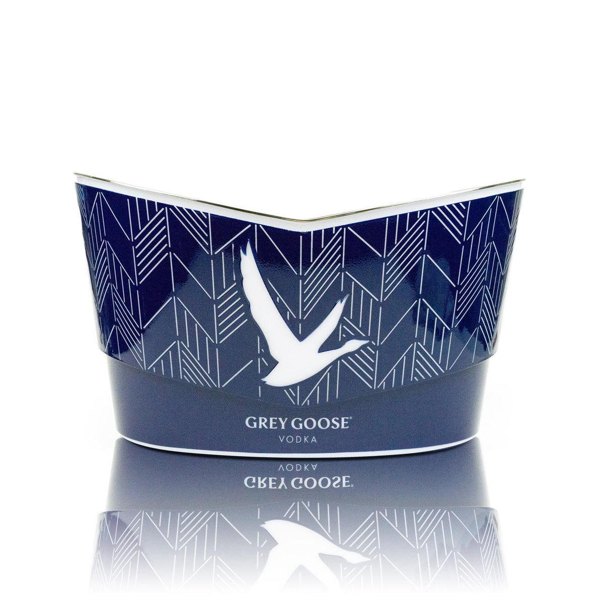 Grey Goose Vodka LED Akku Eiswürfelbehälter Flaschenkühler Neon Nights Ice Bucket Magnum