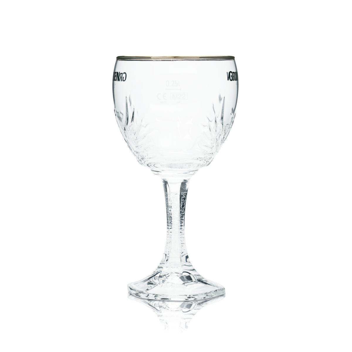 6x Grimbergen Bier Glas 0,25l Kelch Pokal Design Phoenix Gläser Belgien Beer Bar – Ansicht 3