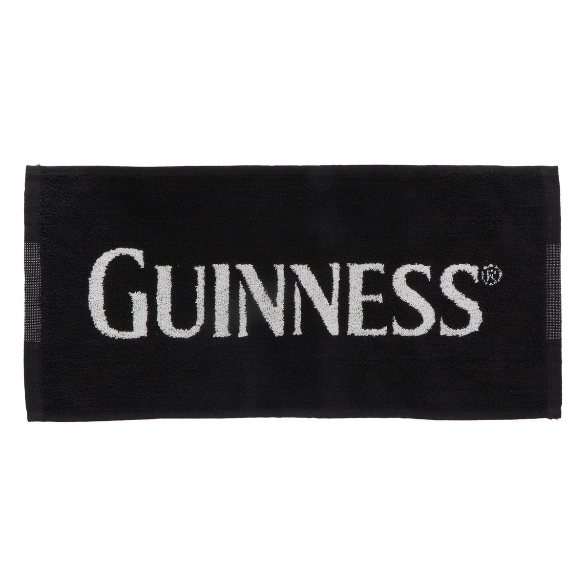 Guinness Bier Barhandtuch Bartowel Thekenhandtuch Schwarz nur Schrift – Ansicht 2