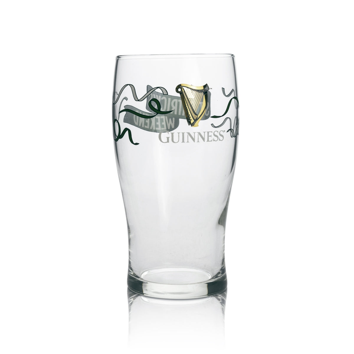 Guinness Bier Glas 0,5l St Patricks Becher Gläser Pint Irish Bar Pub Harfe Beer