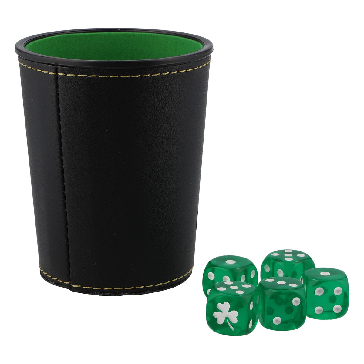 Guinness Bier Würfelspiel Knobelbecher Spieleabend Grüne Würfel – Ansicht 3