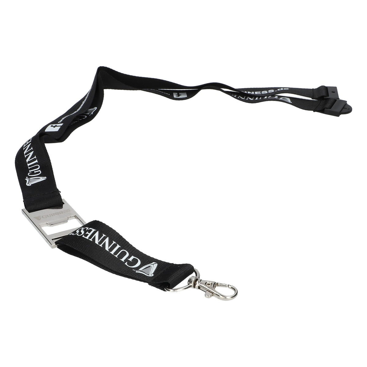 Guinness Schlüsselband Flaschenöffner Key Chain Karabiner Merchandise Bier
