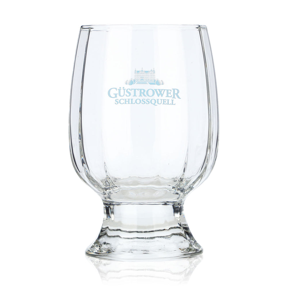 Güstrower Wasser Glas Wassergläser 0,2l Tulpe Becher Relief