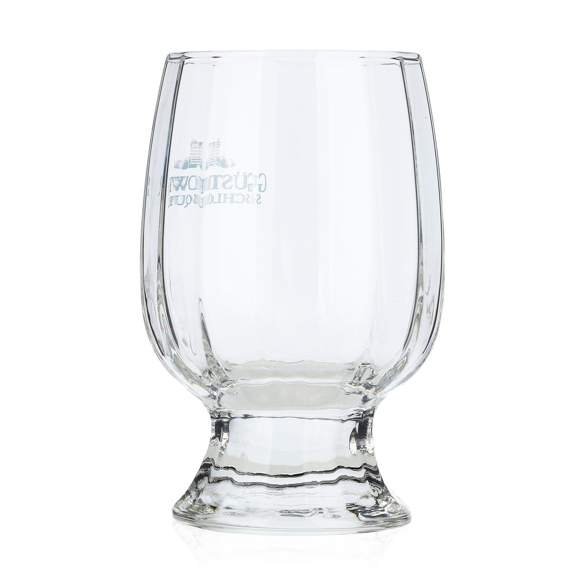 Güstrower Wasser Glas Wassergläser 0,2l Tulpe Becher Relief – Ansicht 3