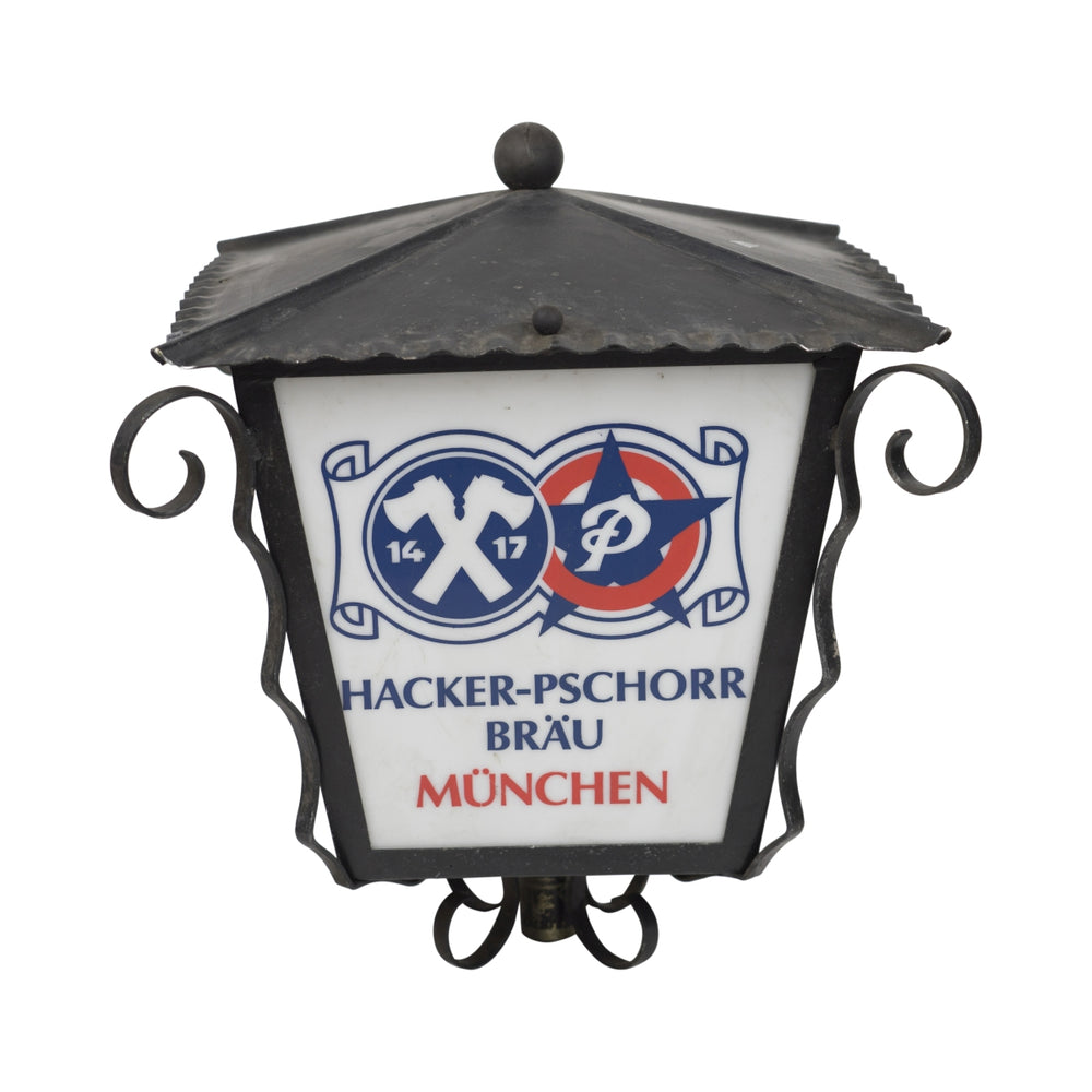 Hacker Pschorr Bier Laterne Brauerei Gastro Außen Lampe Leuchte Biergarten