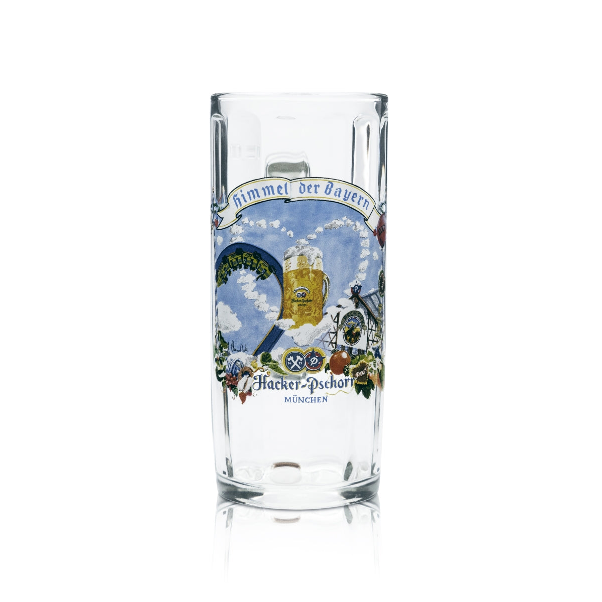 Hacker Pschorr Glas 0,5l Bierkrug Oktoberfest 2001 Edition Sammler Liebhaber Bay