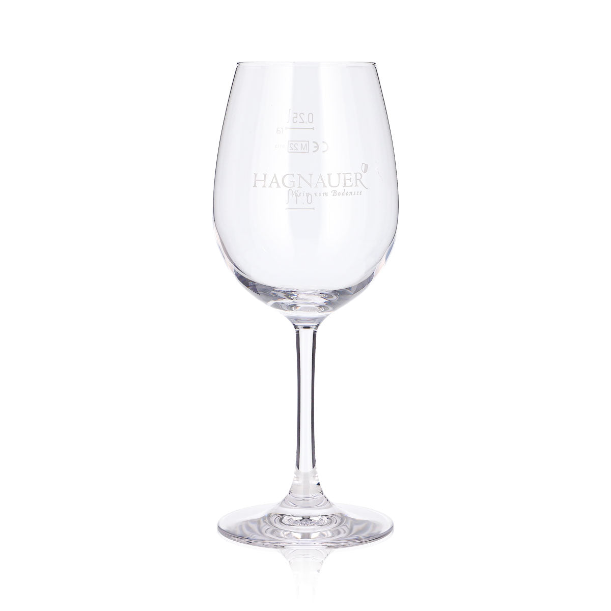 Hagnauer Wein Glas 0,33l Wein vom Bodensee – Ansicht 2