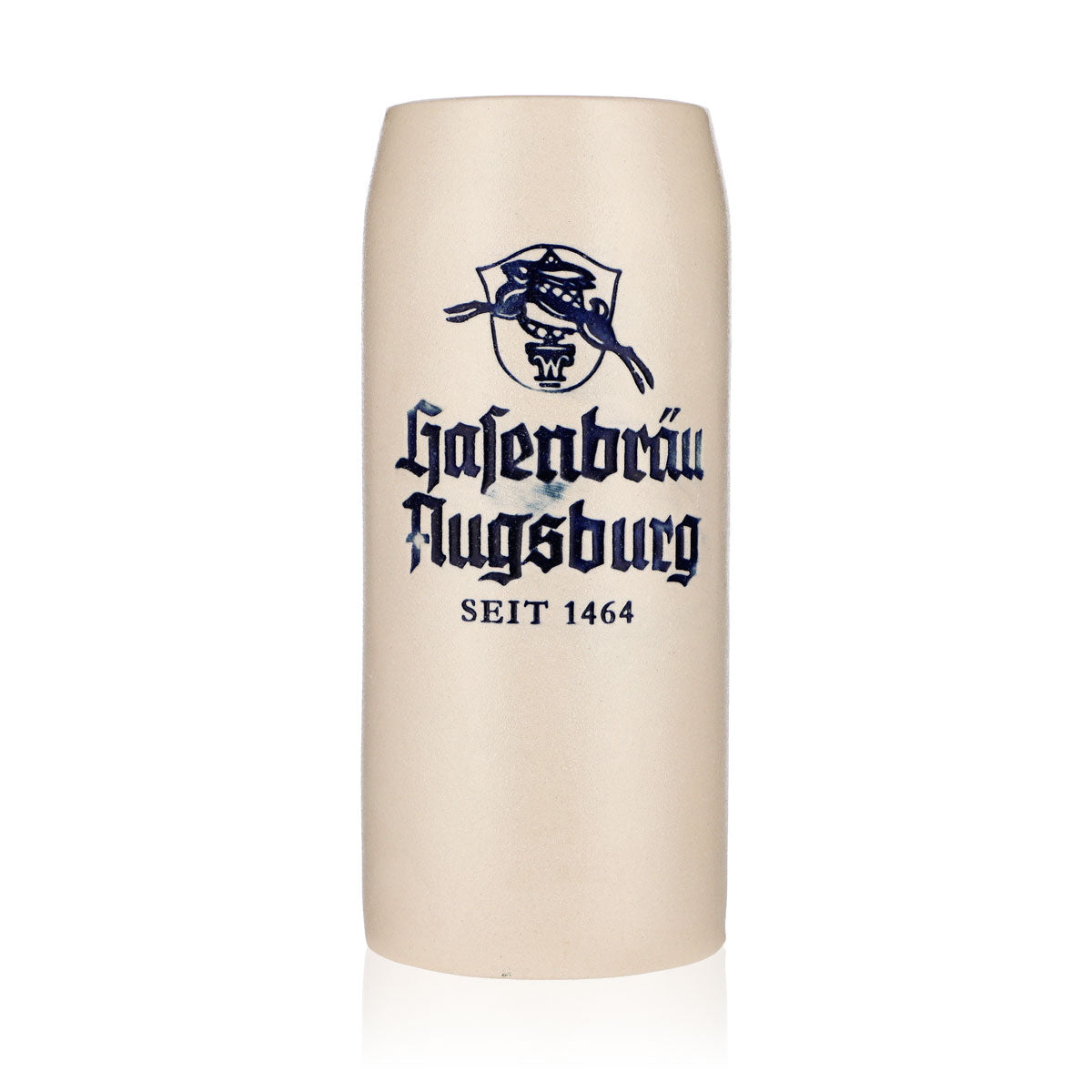 Hasenbräu Augsburg Bier Glas 0,5l Steinkrug Biergläser Tonkrug Sammlerkrug