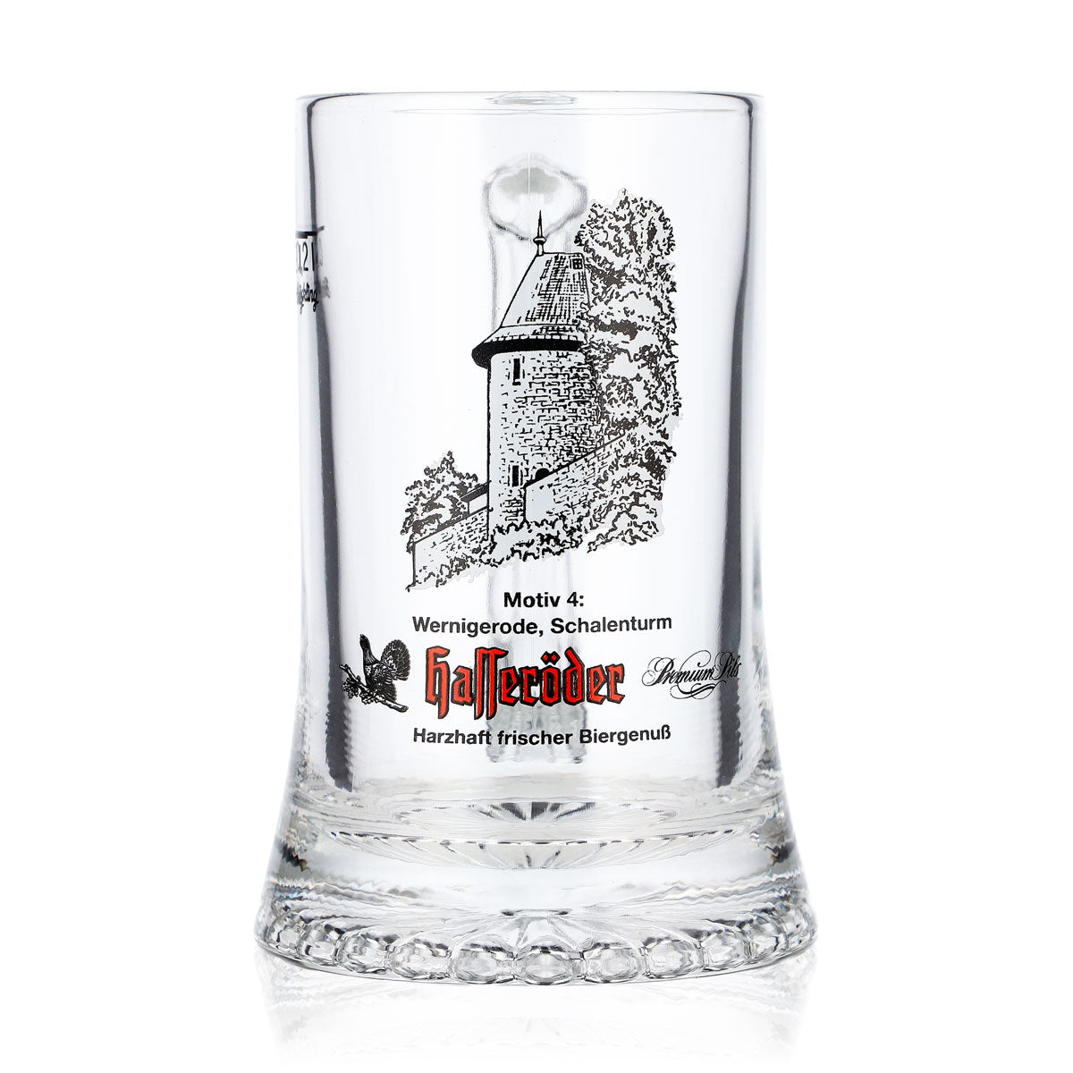 Hasseröder Bier Glas Bierkrug 0,2l Motiv 4 Wernigerode Schalenturm Böckling