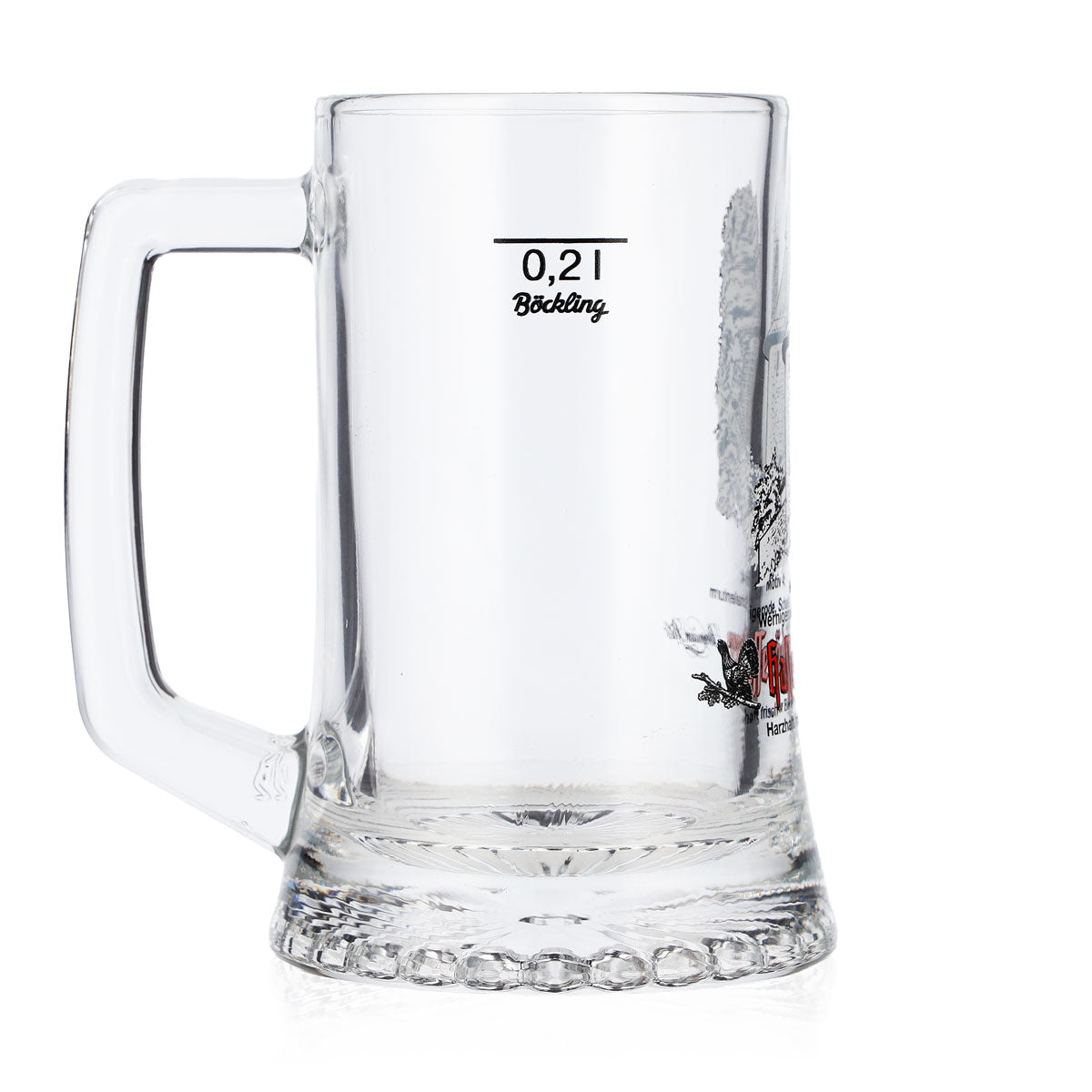 Hasseröder Bier Glas Bierkrug 0,2l Motiv 4 Wernigerode Schalenturm Böckling – Ansicht 3