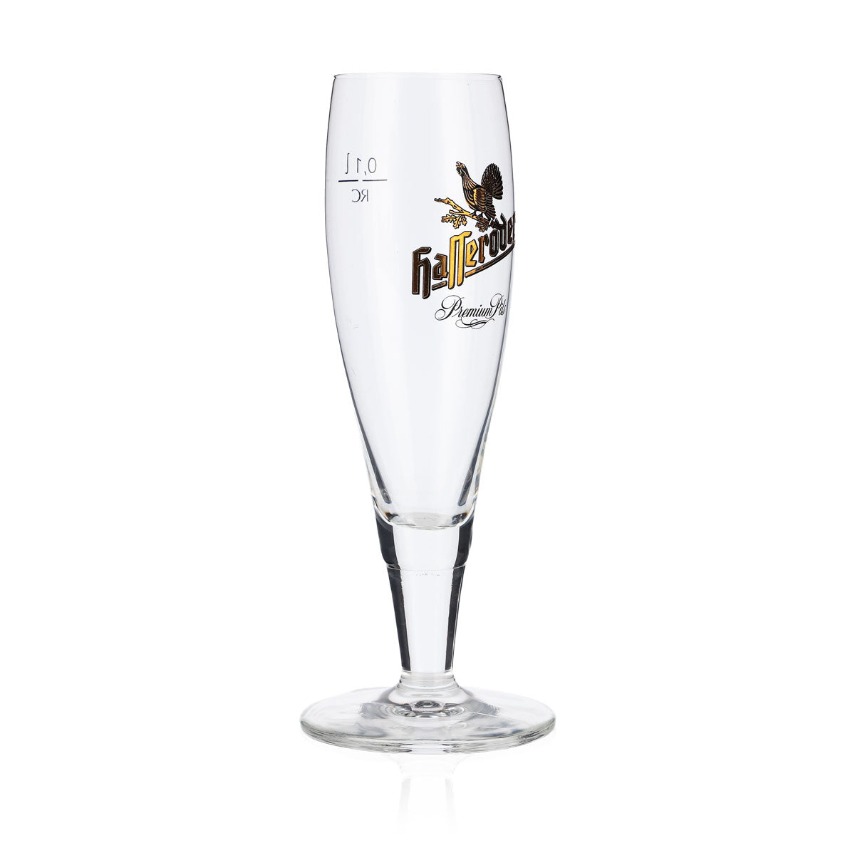 Hasseröder Bierglas Gläser Begrüßungsglas Empfangsglas 0,1l Pokal RC – Ansicht 2