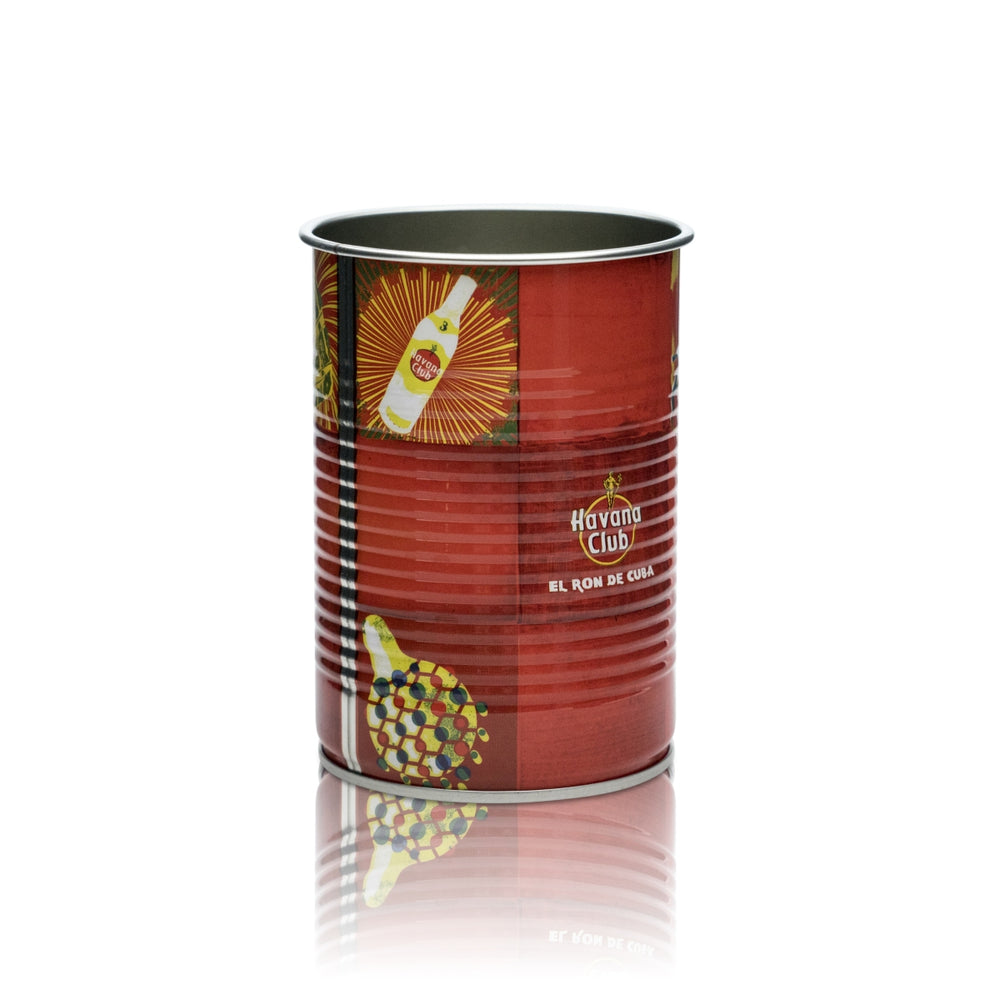 Havana Becher Glas 0,35l Metall Dose Longdrink Cocktail Fingerfood Snacks Gastro