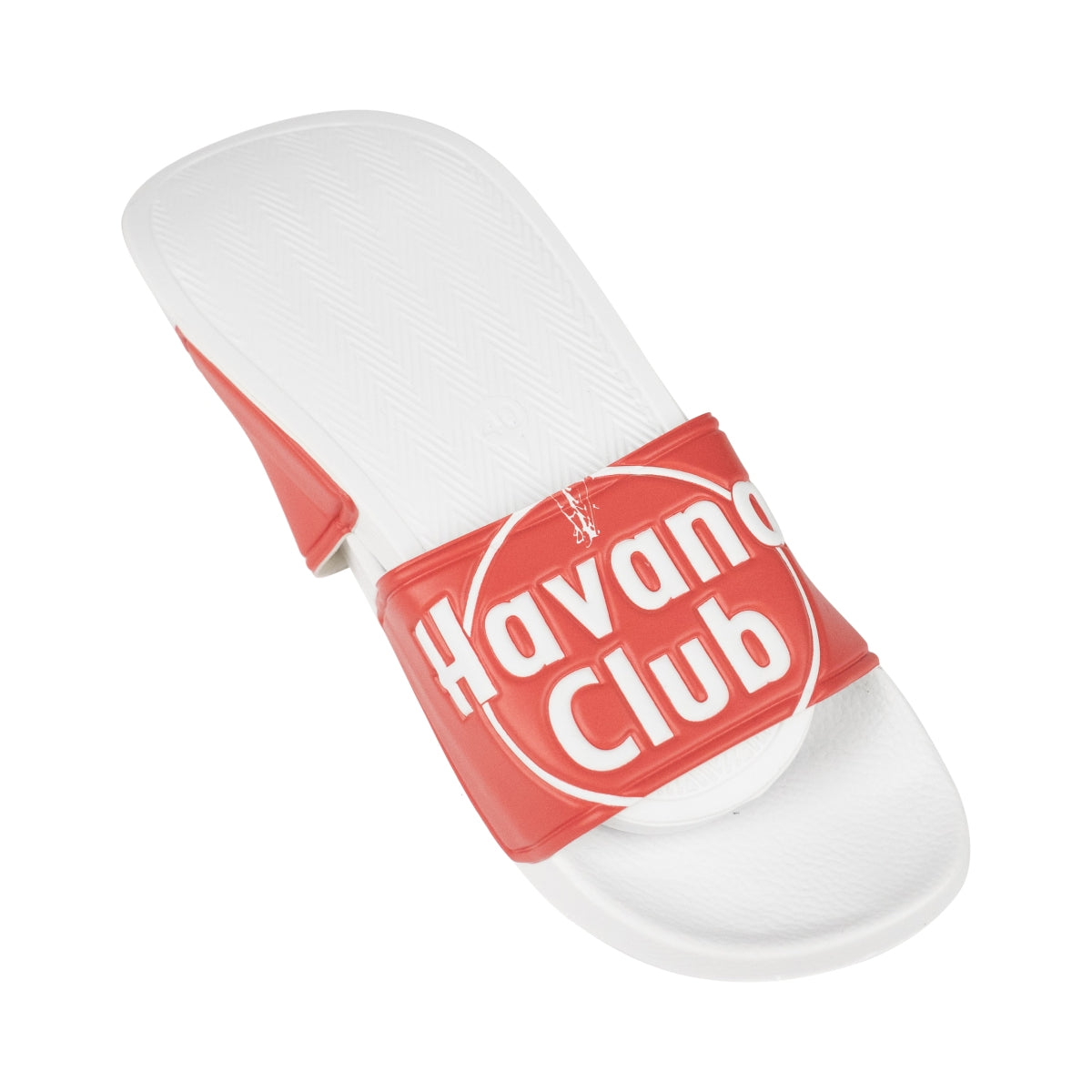 Havana Club Badelatschen Weiß Gummi Unisex Gr. 40 Haus Schlappen Schuhe Sandalen – Ansicht 3
