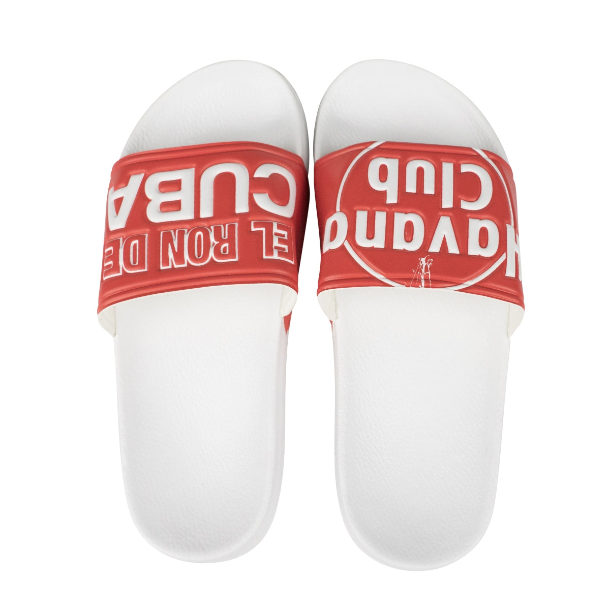 Havana Club Badelatschen Weiß Gummi Unisex Gr. 40 Haus Schlappen Schuhe Sandalen – Ansicht 5