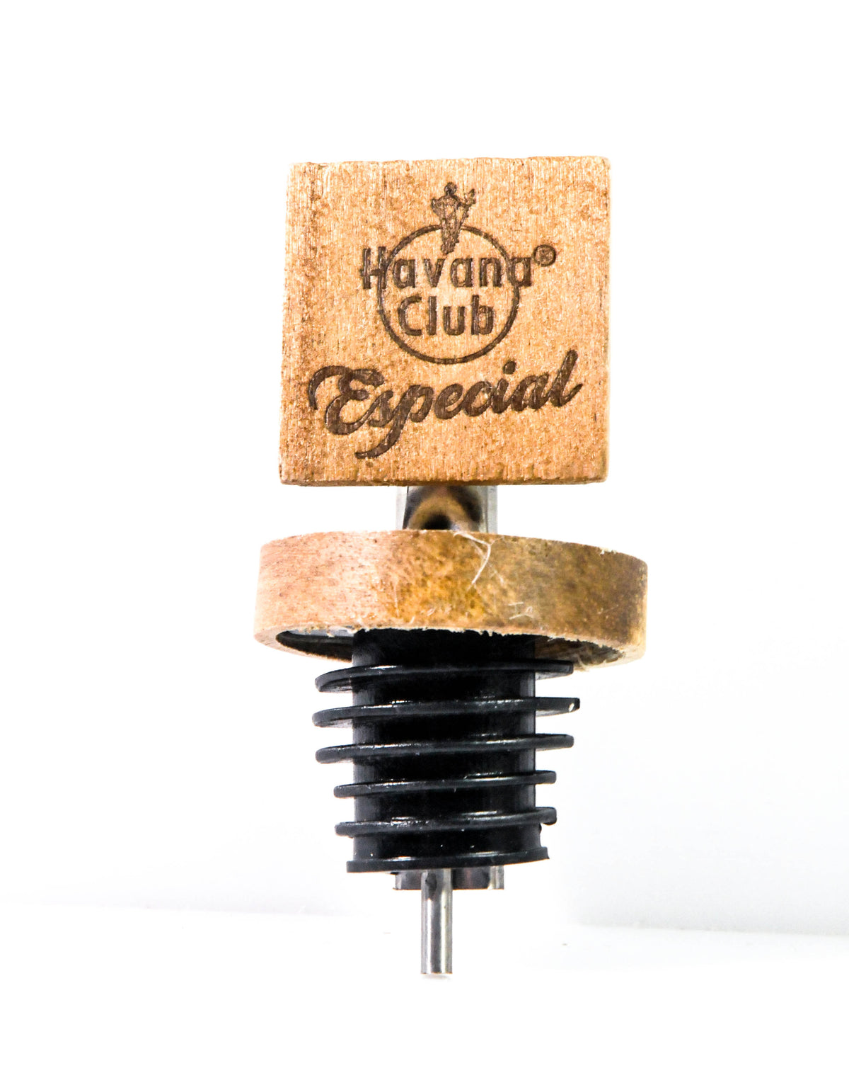Havana Club Rum Ausgießer Flaschenausgießer Portionierer "Especial" Holz – Ansicht 3