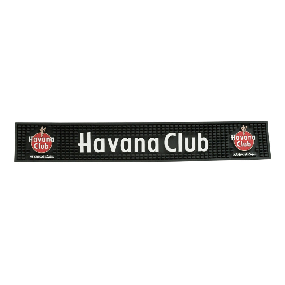Havana Club Rum Barmatte Abtropfmatte Barzubehör schwarz großes Logo 58x9,5